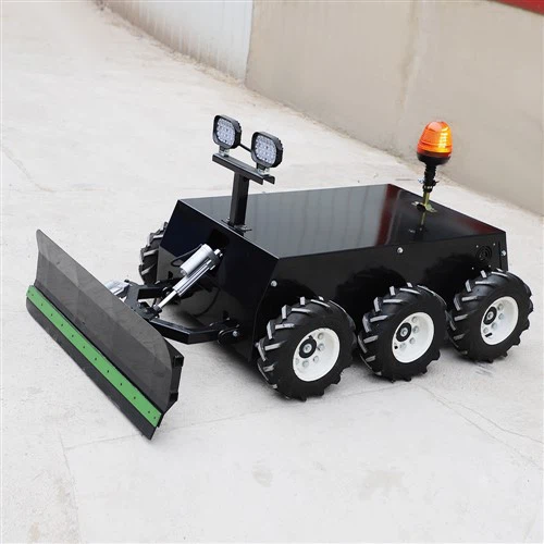 Small Multifunctional Snow Pusher